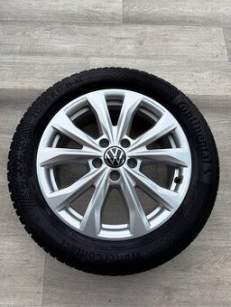 R17 ORIG. ZIMNÍ KOLA VW CADDY 215/55/17 PNEU 99%