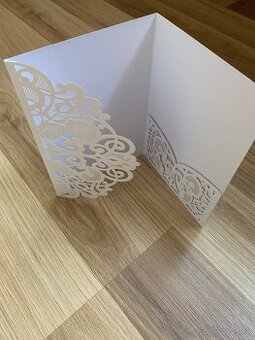 Obal na svadobné oznámenie