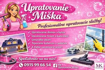 upratovanie, tepovanie, pomoc v domácnosti