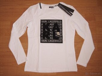 Karl Lagerfeld dámske biele tričko