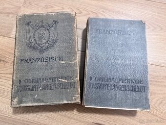 Starožitna učebnica Franzosisch Toussaint Lengenscheidt 1900