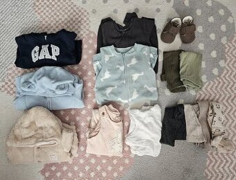 Balík oblečenia pre bábätko veľ. 62, 68