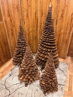 Drevené stromčeky - ručná výroba