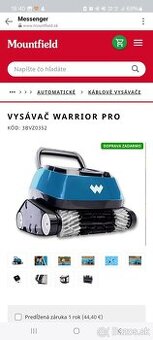 Bazenovy vysavač Warrior PRO