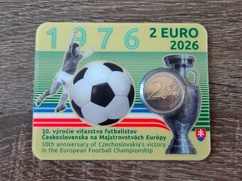 Zberateľská karta 2€/2026 - Víťazstvo futbalistov ČS