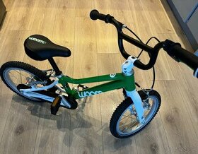 WOOM 2 bicykel 14” zelený + prilba