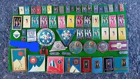 Odznaky horska sluzba,FIS, sokolske, slovensky stat