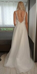 Svadobné šaty S/M - 1