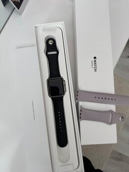 Apple watch 3, 42mm + krabica, náhradný remienok