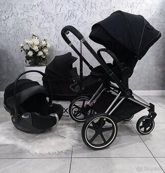 TROJKOMBINÁCIA CYBEX PLATINUM CHROME BLACK