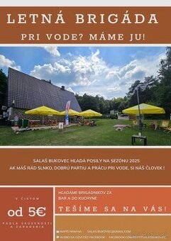 Letná brigáda barman / kuchár