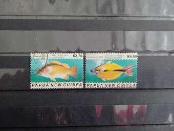 Poštové známky č.1019 - Papua Nová Guinea - ryby