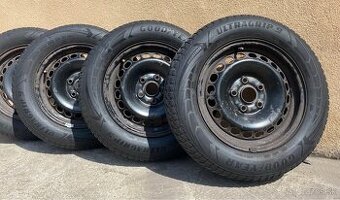Plechové disky + pneu 5x112 R15 - VW / Škoda / Audi / Seat