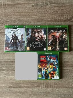 Hry Xbox One, Xbox X, Assasins Creed, Soulcalibur a iné.