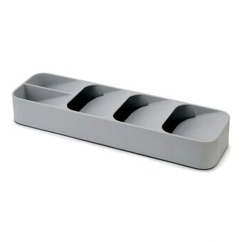 Organizér na príbory DRAWER STORE 39,5 X 11 cm, svetlosivá,