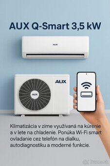 Klimatizácia AUX Q-Smart Plus 3,5 kW