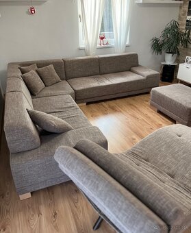 Sedacia súprava - gauč | taburetka | vankúše