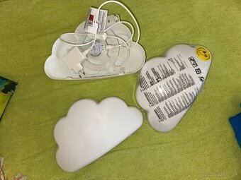 Nástenná LED lampa - mrak biely IKEA