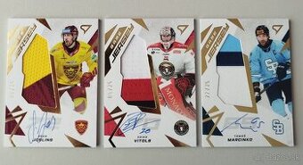 Hokejové kartičky TIPSPORT LIGA 2025/2026 Jersey, podpisy...