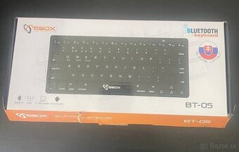 Predám nepoužitú bluetooth klávesnicu SBOX BT-05