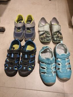 Sandale, topanky, tenisky velk. 34