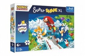 Puzzle Šťastný Sonic/Sonic  60x40cm - 1