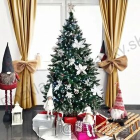 Luxusný vianočný stromček so stojanom - 1