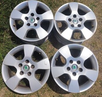 Alu kola 5x112 R15 Škoda