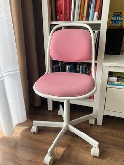 Ikea detská otočná stolička nastaviteľná výškovo