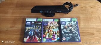 Kinect (xbox360)+3x hra