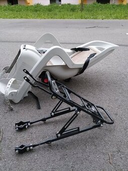 Sedačka na bicykel a nosič