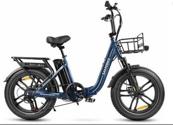 Elektrický skladací e-bicykel FATBIKE ALU rám 500W motor 36V