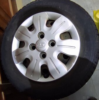 Zimné pneumatiky na Hyundai i10 na plech.disk