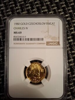 Predám dukát Karol IV.1980