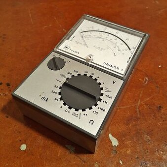 Funkční multimetr Iskra UNIMER 1 z roku 1972
