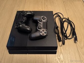 PS4 + 2x dual shock FW 12.50 (jailbreak)
