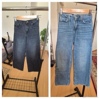 Dievčenské rifle Zara veľkosť 9years/134cm,cena je za kus