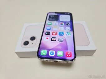 APPLE IPHONE 13 128GB PINK,ZDRAVIE BATERKY 100%