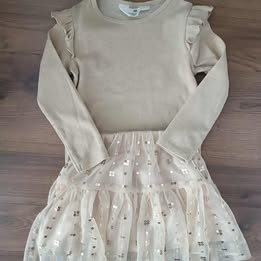 Dievčenský set v zlatej farbe