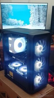 Predám výkonný PC – Ryzen 5 / RTX 3070 / 16GB RAM / 3× disk