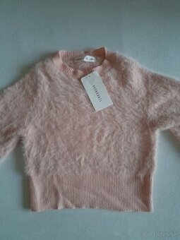 Ružový pulover Terranova, veľkosť 128