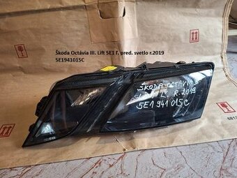 Škoda Octávia III. lift 5E1 predné svetlo , predné hmlovky