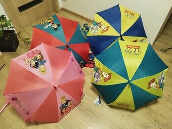 Detské dáždniky - nové... cena spolu za všetky.