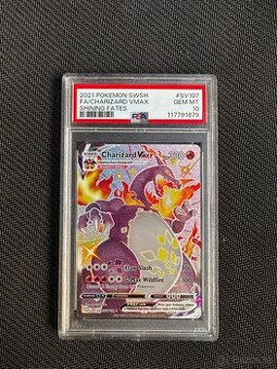 Shining Fates	graded pokemon card slab	Charizard	SV107	psa 1