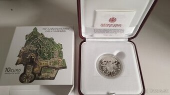 Strieborná minca 10€ proof 2021 Vatikán