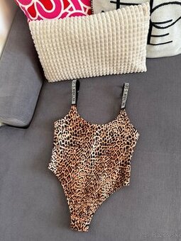 Victoria’s Secret plavky shine strap leopard