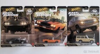 Hot Wheels Fast Furious - Charger, Challenger, Land Cruiser