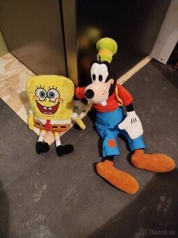 Plyšový Sponge Bob a Goofy