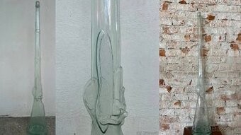 Sklenená flaša v tvare zbrane 113cm