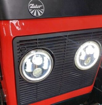 LED Svetlá 143mm - Zetor (angel eyes)